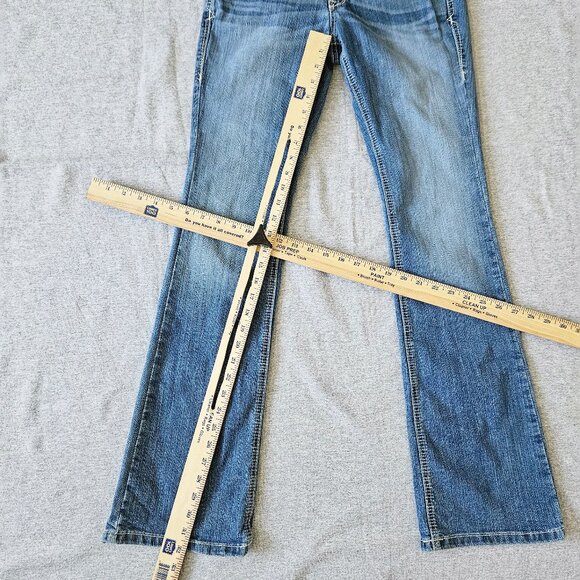 Ariat Women's Classic Indigo Flare Jeans - Picture 3 of 8